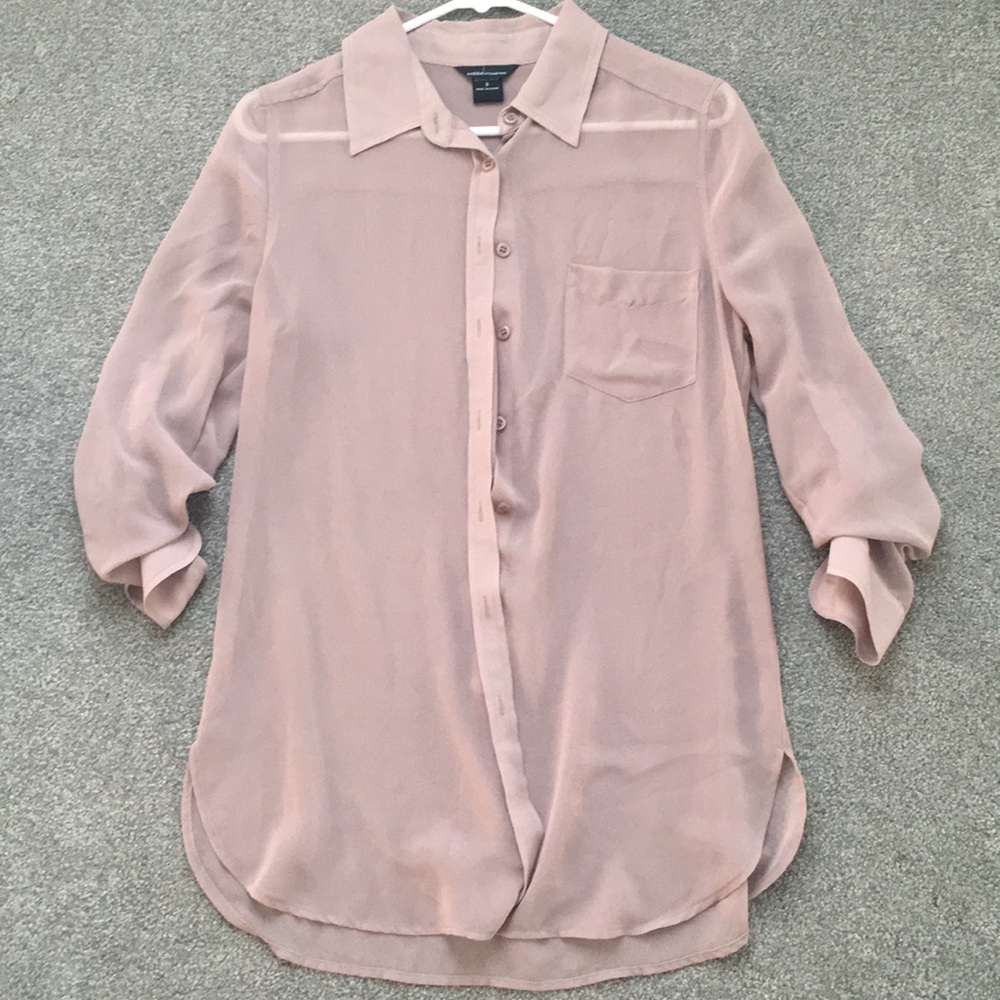 Moda International Sheer Blouse